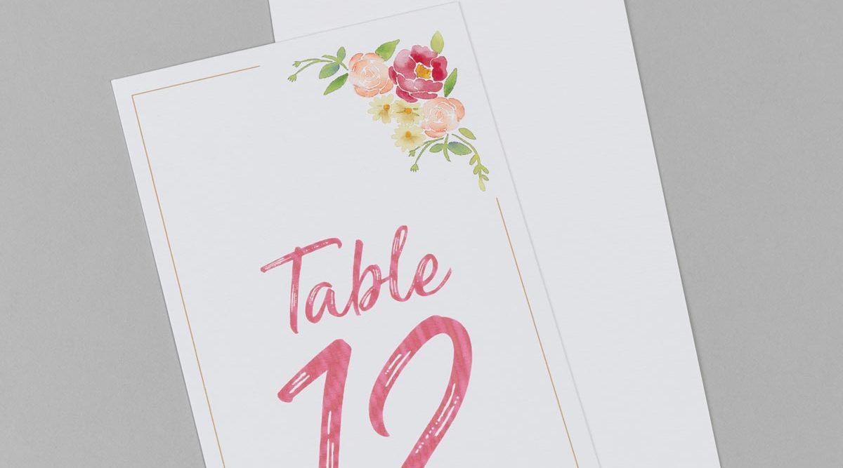Table Names Wedding